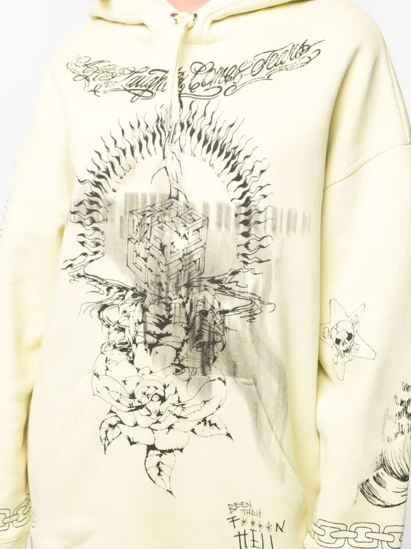 パーカー・フーディ GIVENCHY 'Oggetti di Hubert' hoodie Givenchy distressed-effect Drawstring Hoodie | Black | FARFETCH