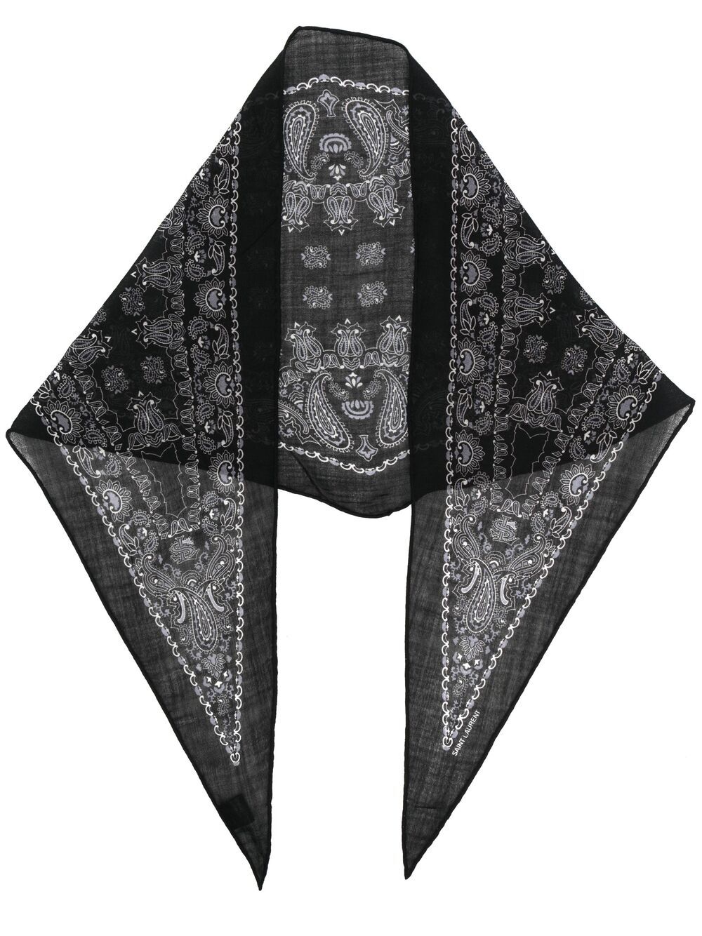 фото Saint laurent платок с принтом пейсли