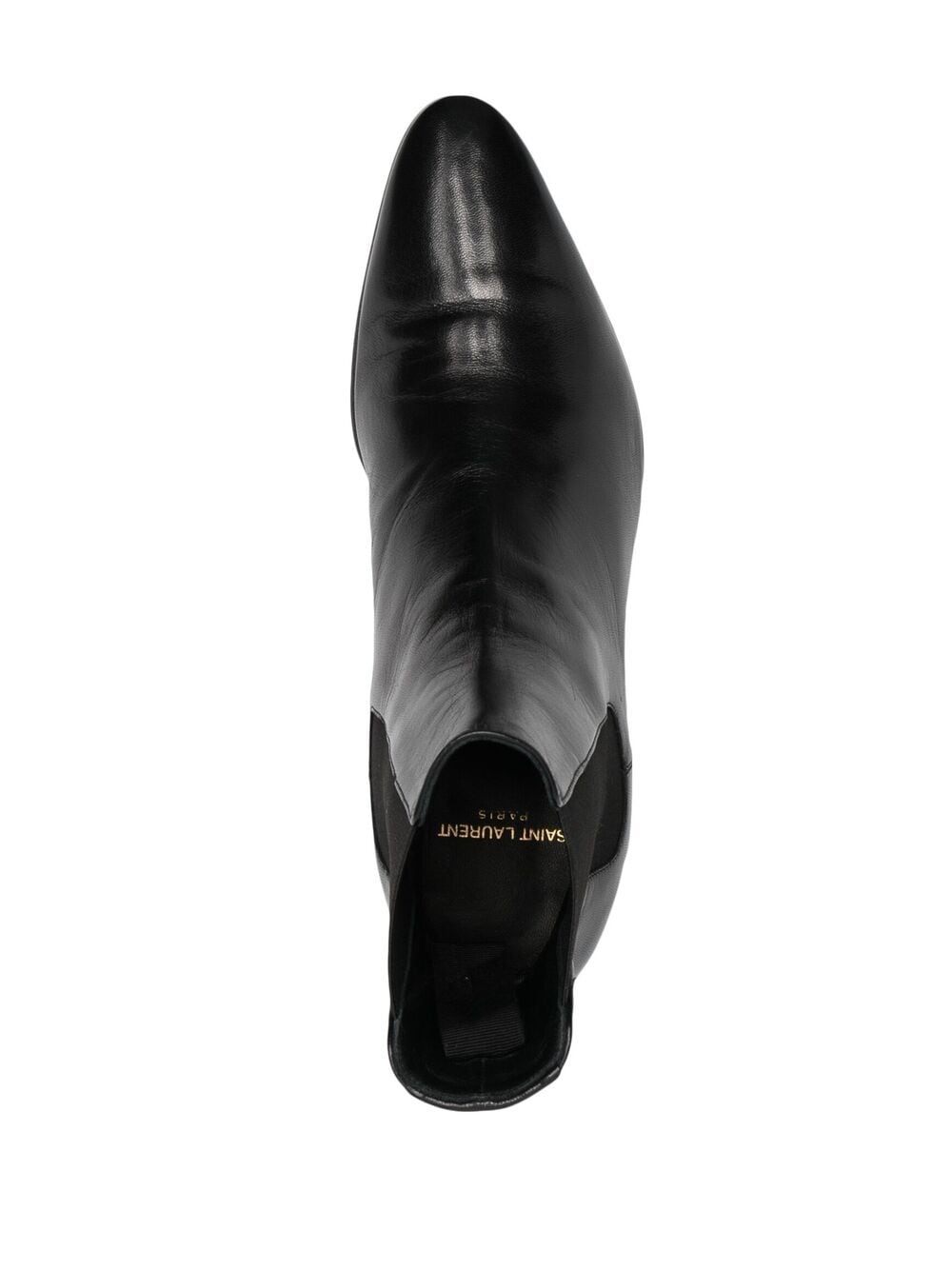 Shop Saint Laurent Vassili 60mm Chelsea Boots In Black