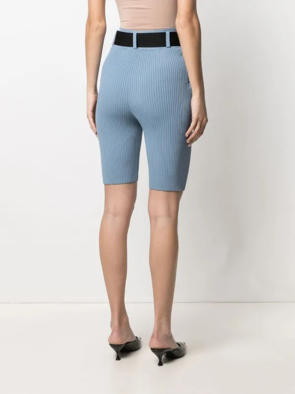 high-waisted Belted Shorts - Farfetch