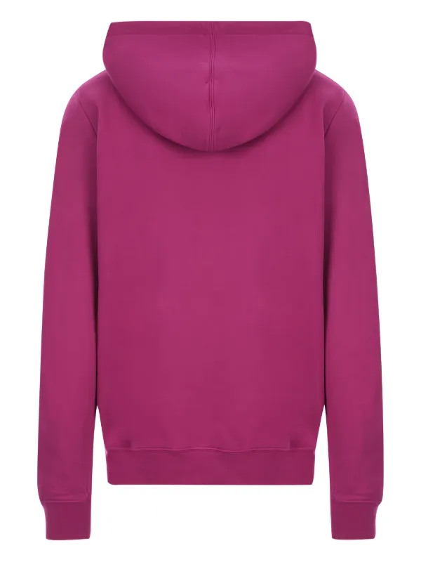 Saint Laurent logo-print Oversized Hoodie | Pink | FARFETCH