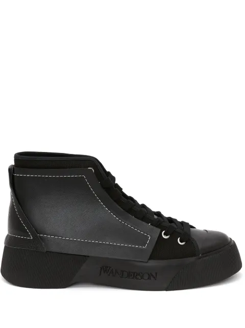 JW Anderson 拼接高帮板鞋