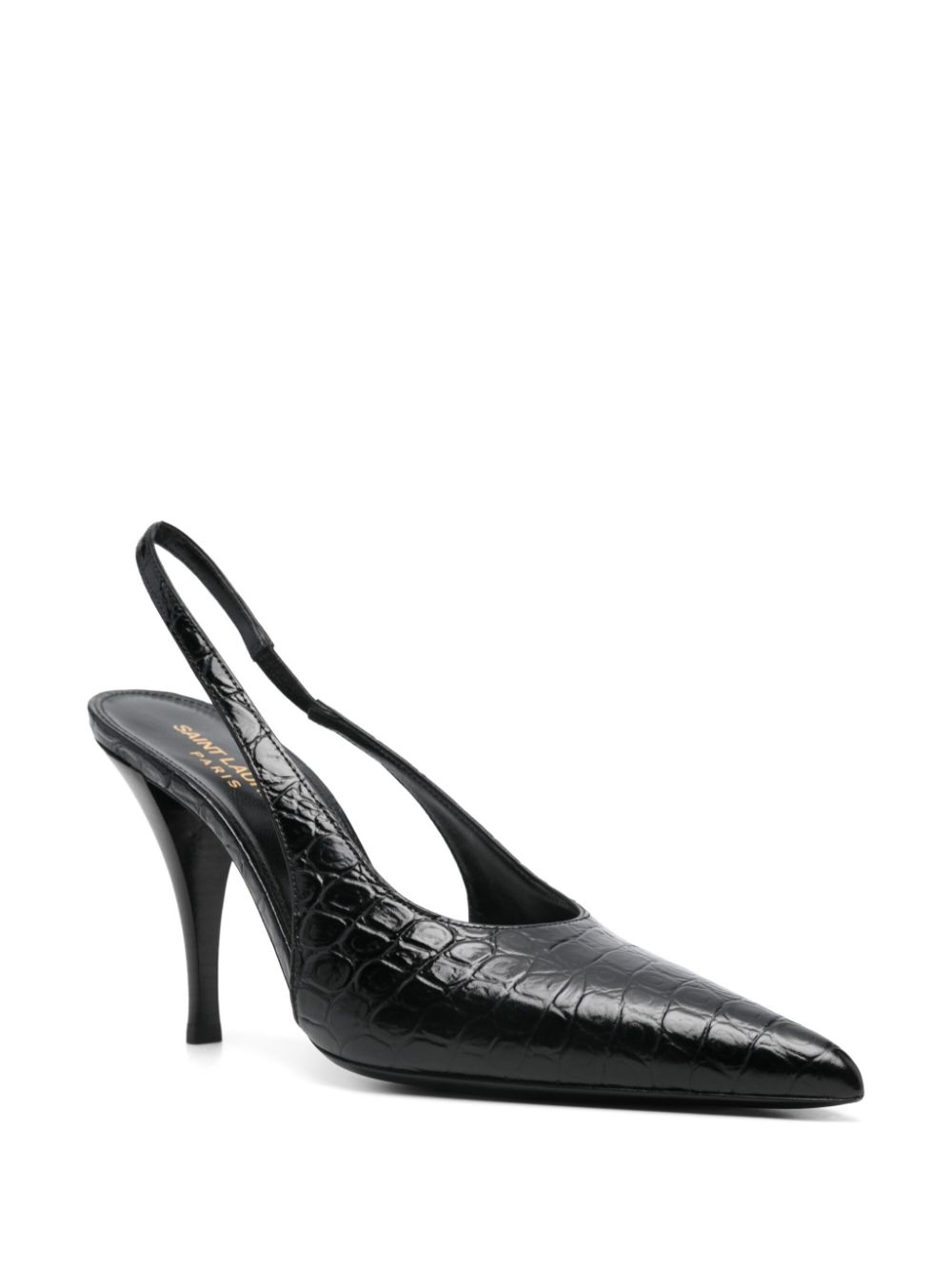 Saint Laurent Viper 100mm slingback pumps - Black