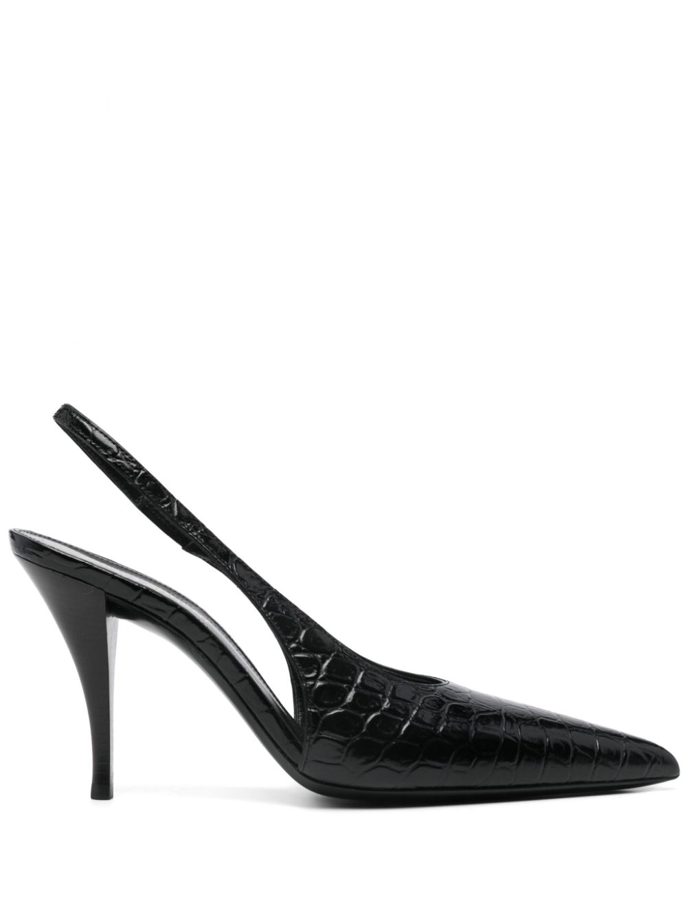 Saint Laurent Viper 100mm slingback pumps - Black