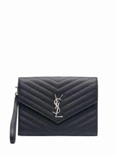 Saint Laurent Opium Plexiglass Tassel Minaudiere Box Bag Silvery