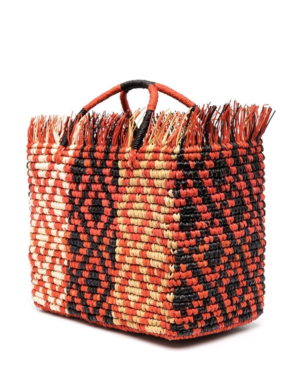 Shop Sensi Studio Canasta Mexicana Tote Bag In Orange