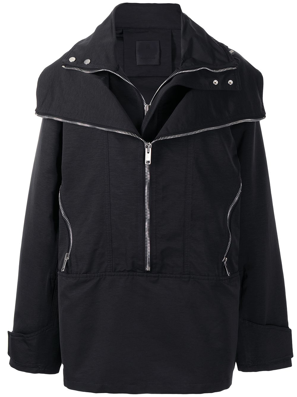 Givenchy Zip-detail Windbreaker In Black