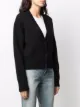 Saint Laurent Cardigan com paetês e detalhe de monograma