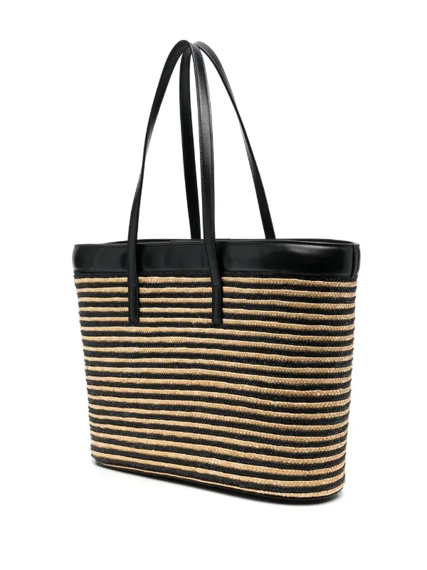 Saint Laurent Geweven Shopper - Farfetch