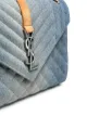 Saint Laurent quilted denim shoulder bag