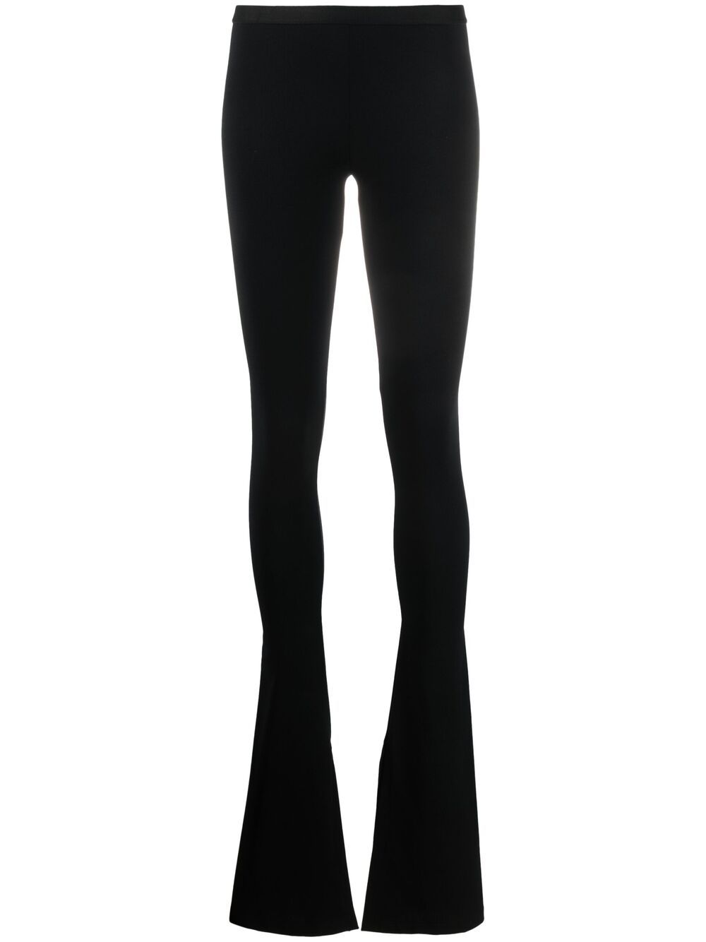 Rick Owens Mid-rise Bootcut Leggings In Black