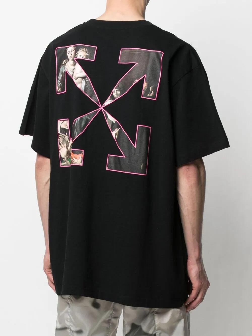 фото Off-white футболка с графичным принтом