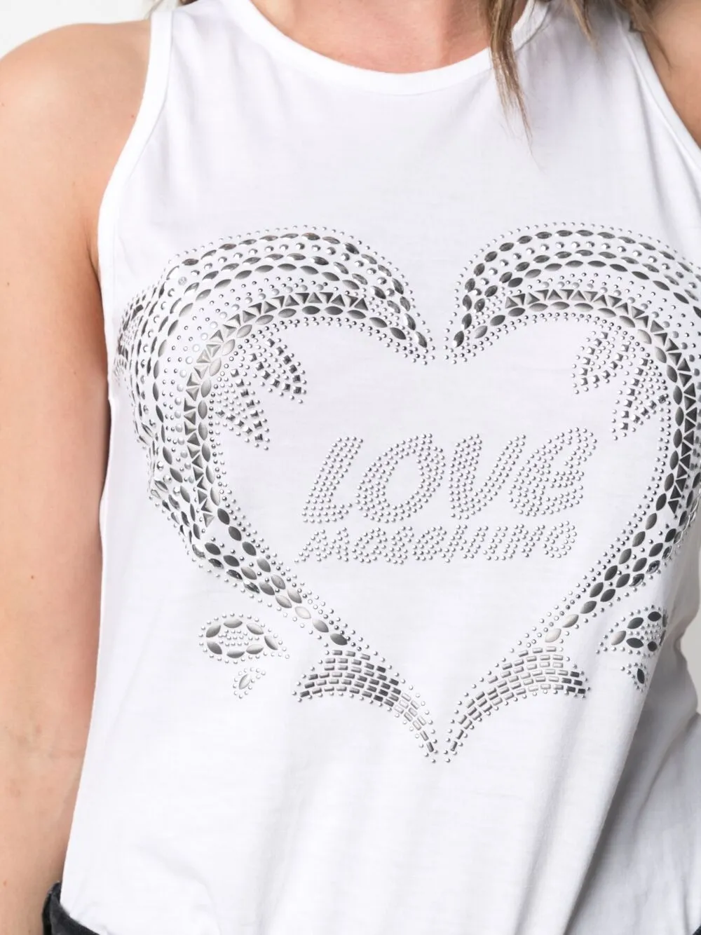 фото Love moschino топ с логотипом