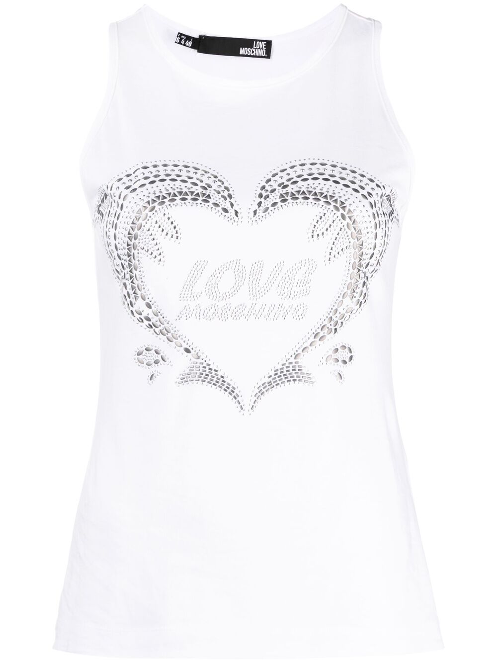 фото Love moschino топ с логотипом