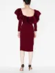 Solace London Bonnie off-shoulder midi dress