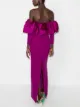 Solace London Elson off-shoulder maxi dress