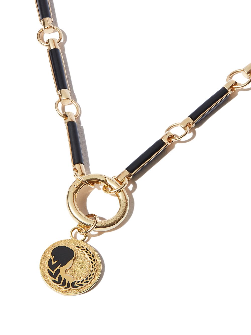 Foundrae 18kt Yellow Gold Virgo Charm - Farfetch