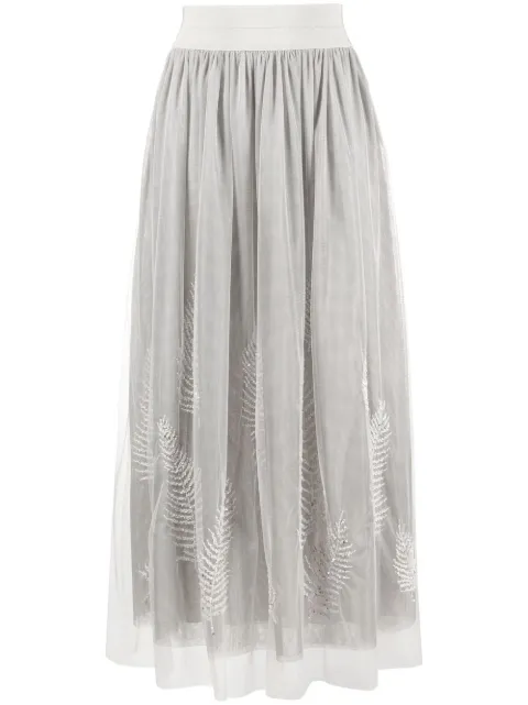 Lorena Antoniazzi — embellished tulle skirt