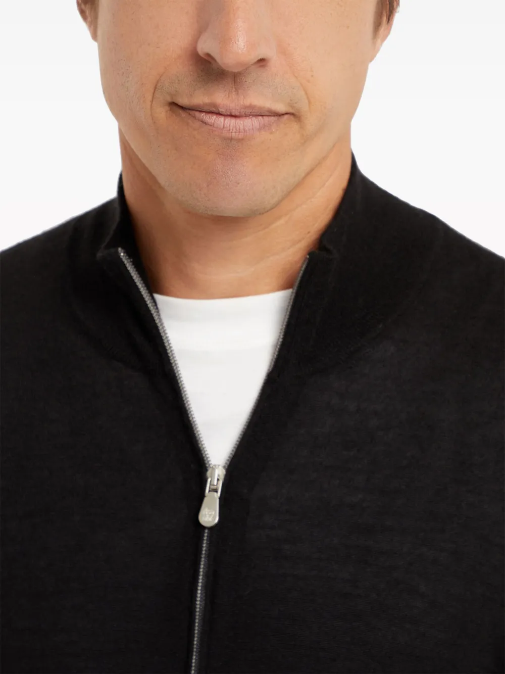 Brunello Cucinelli Lightweight Cardigan In Schwarz