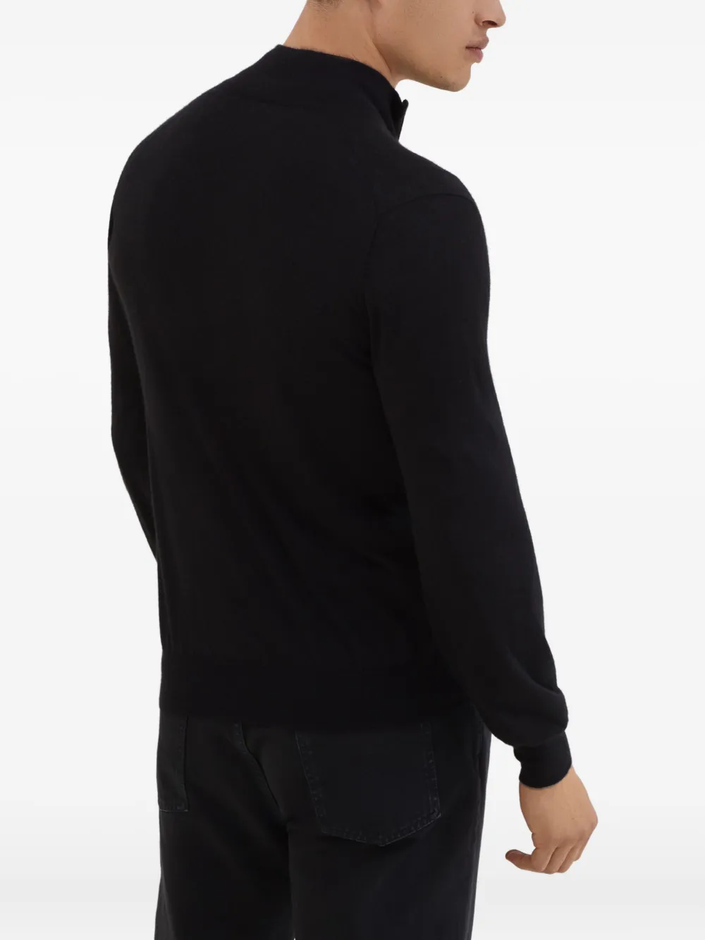 BRUNELLO CUCINELLI カシミヤ ジップアップセーター メンズ ニットウェア - セーター＆カーディガン | Brunello