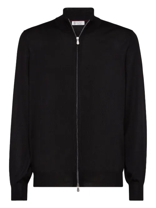 Pull en cachemire à fermeture zippée - Brunello Cucinelli - Modalova
