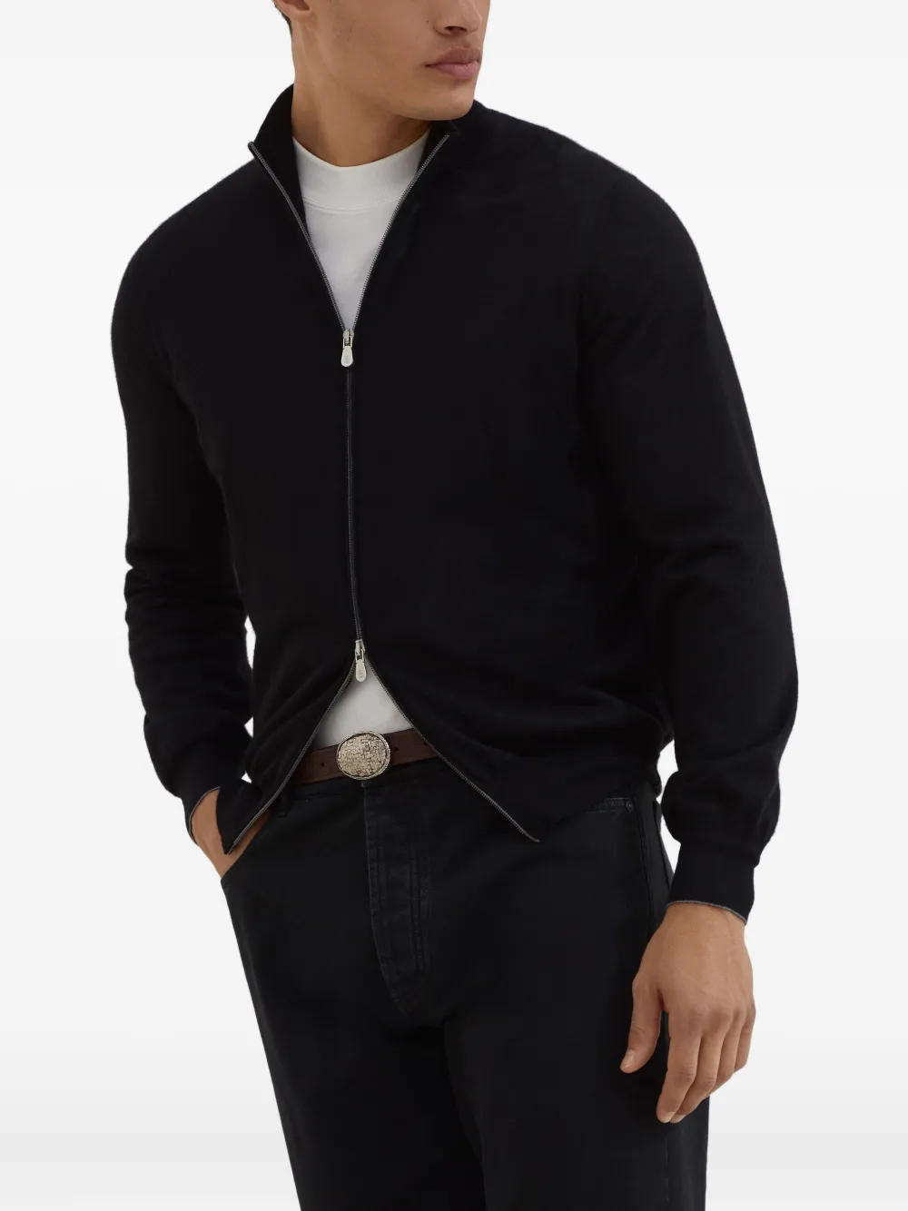 Brunello Cucinelli ジップアップ カシミアセーター 通販 - FARFETCH