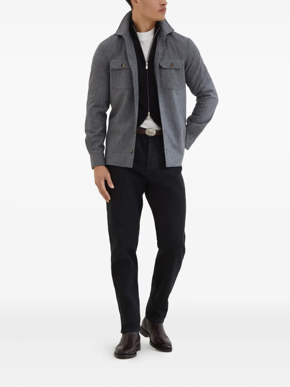 Brunello Cucinelli suéter tejido con cierre | Sudaderas | Image 2