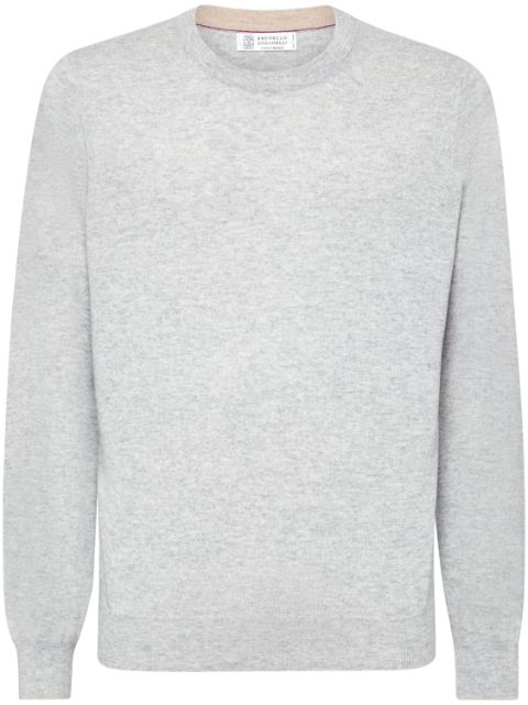 Brunello Cucinelli cashmere crew-neck jumper Men