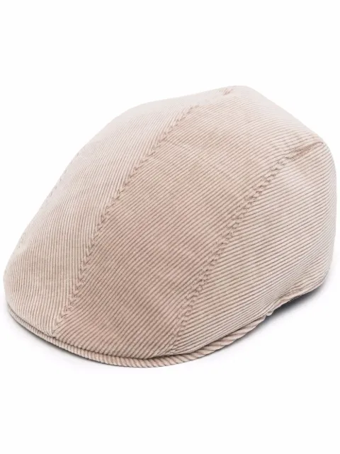 Brunello Cucinelli كاب مخمل مضلع بطرف مسطح