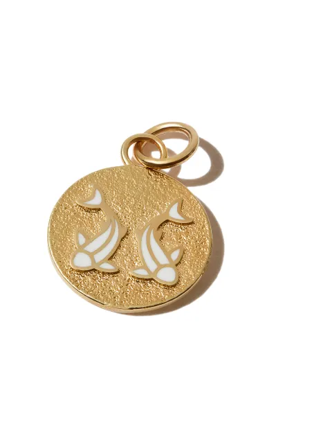 Foundrae 18K yellow gold Pisces charm
