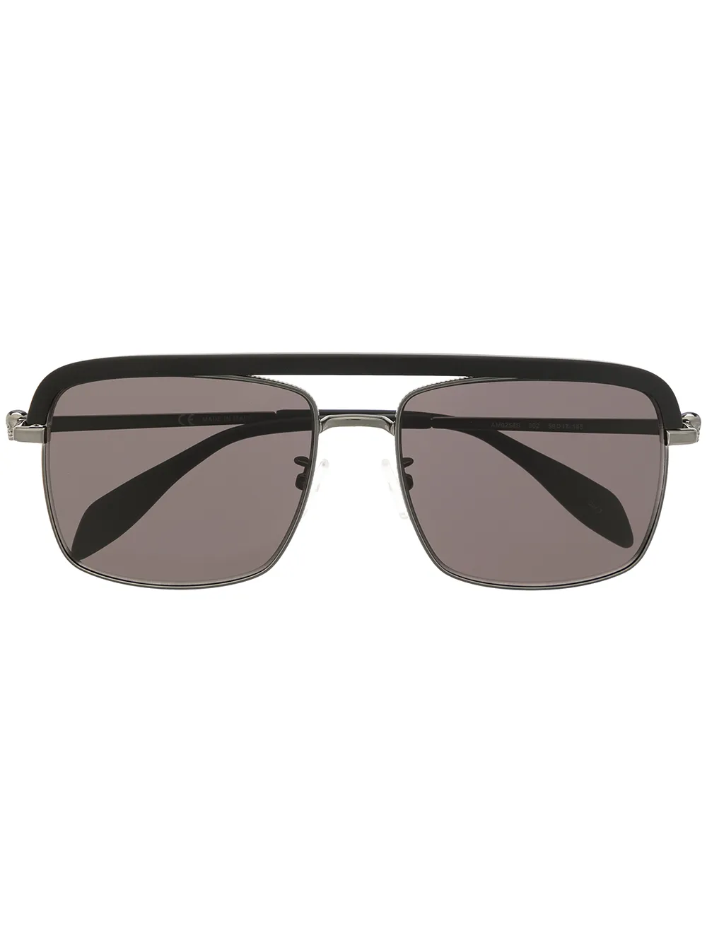 

Alexander McQueen Eyewear skull-motif pilot-frame sunglasses - Black