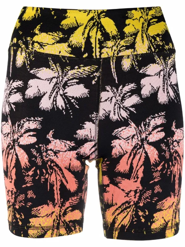 palm-print Biker Shorts - Farfetch