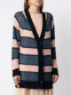 TWINSET striped knitted cardigan