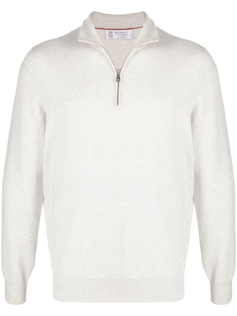 Brunello Cucinelli zip-up cashmere jumper Men