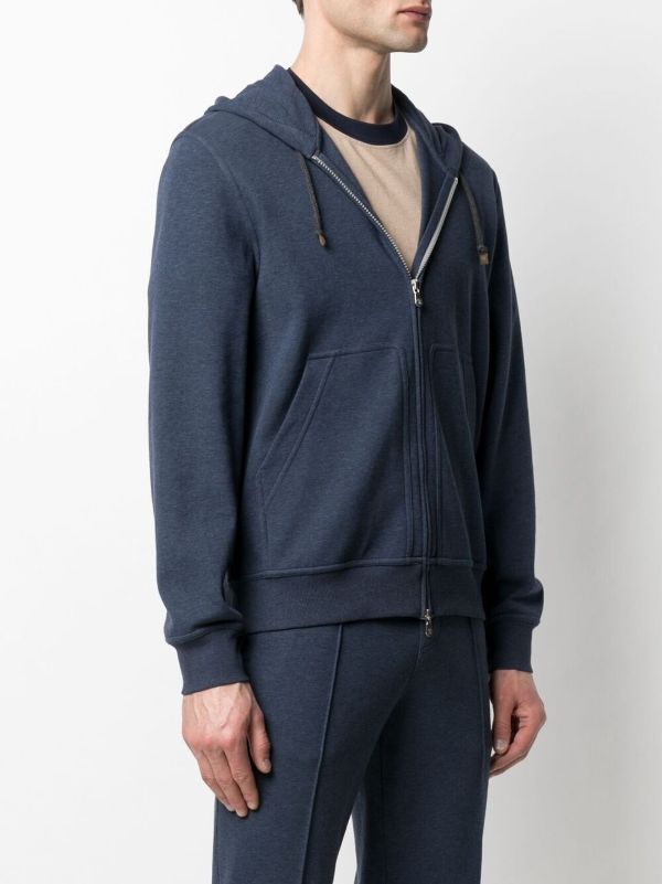 Brunello Cucinelli zip-up Hooded Sweatshirt - Farfetch