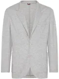 Brunello Cucinelli cashmere single-breasted blazer - Grey