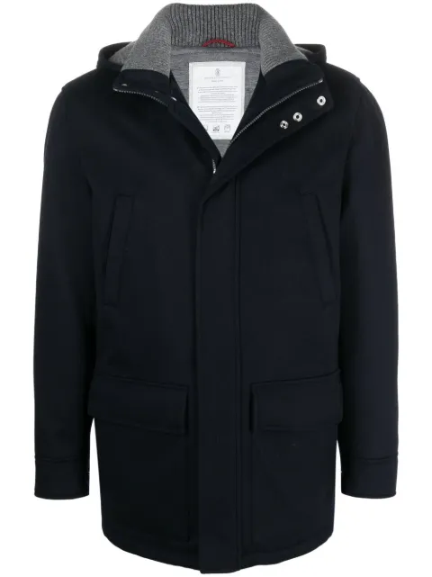 Brunello Cucinelli cashmere single-breasted coat