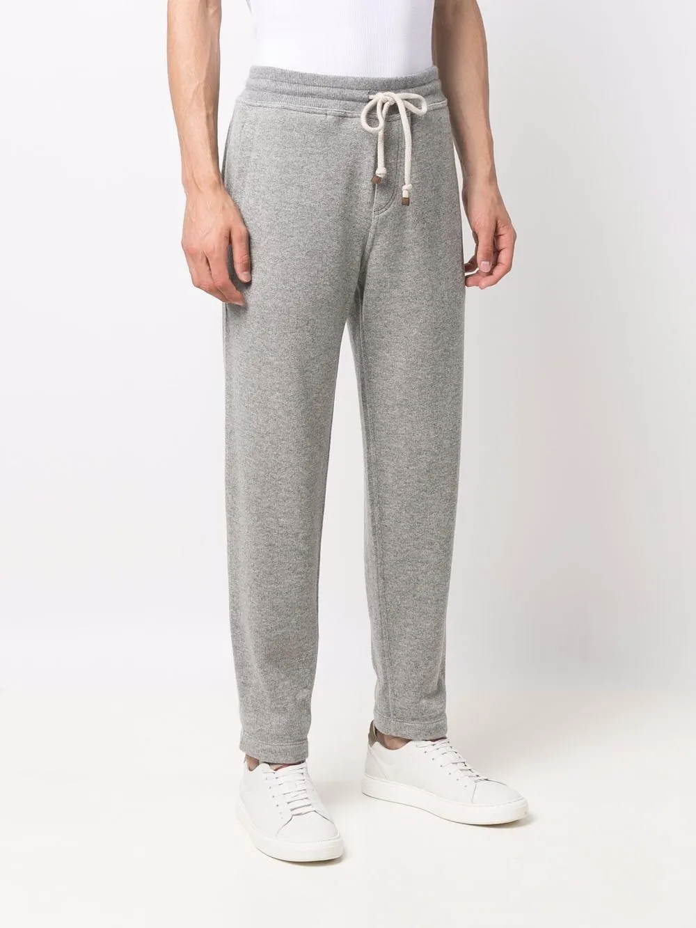 фото Brunello cucinelli кашемировые спортивные брюки с кулиской