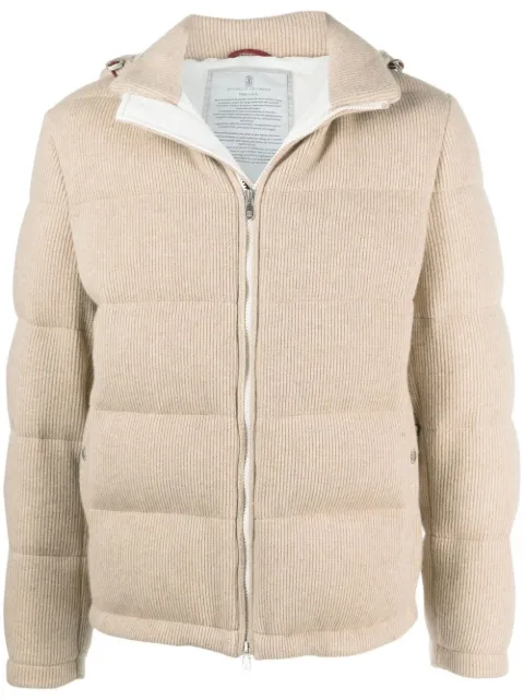 Brunello Cucinelli cashmere padded jacket