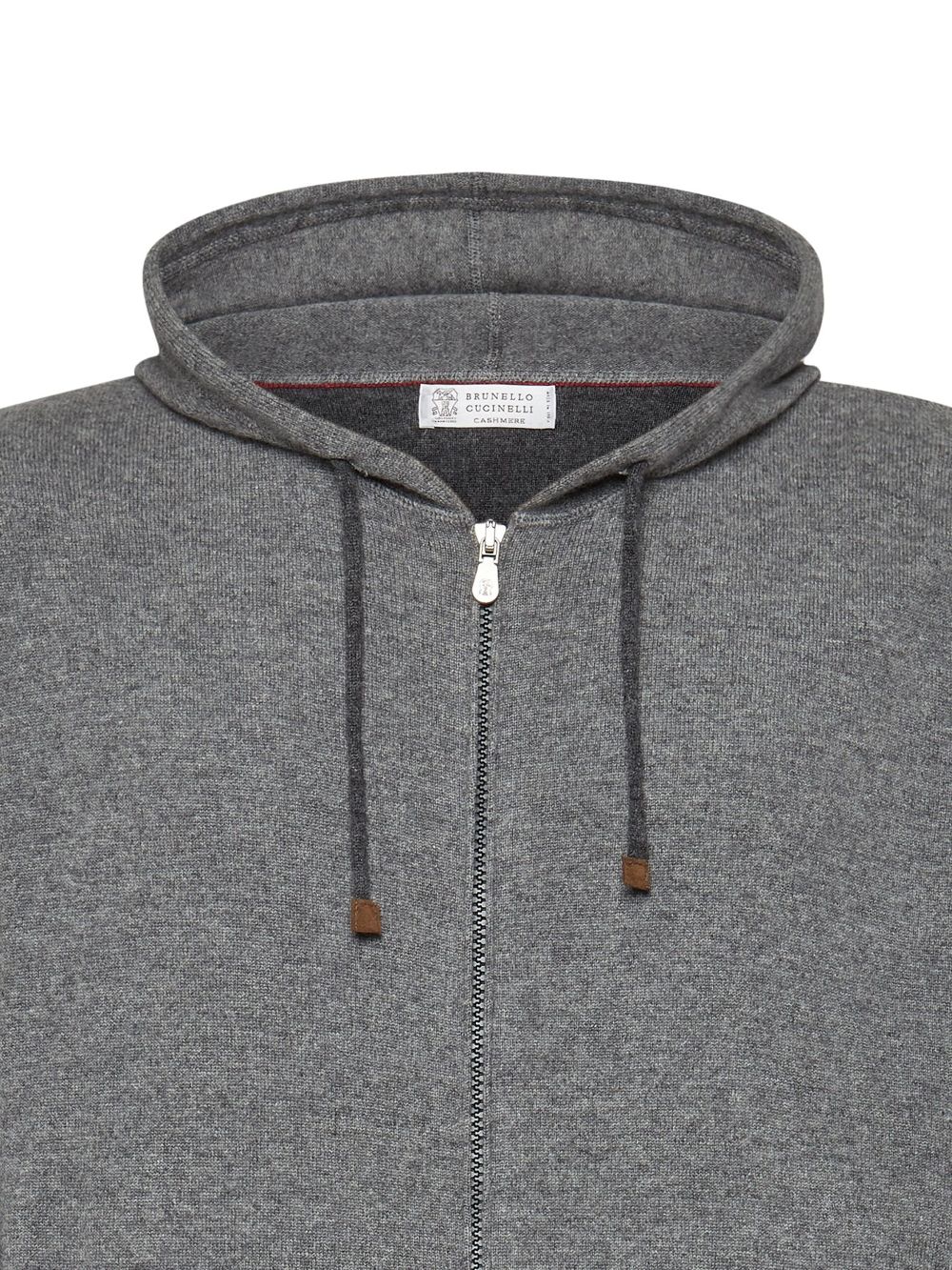 Brunello Cucinelli zip-up cashmere hoodie Men