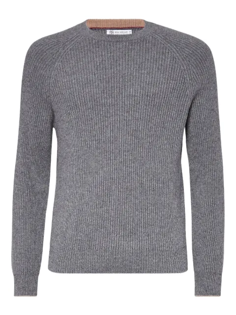 Brunello Cucinelli ribbed-knit cashmere jumper