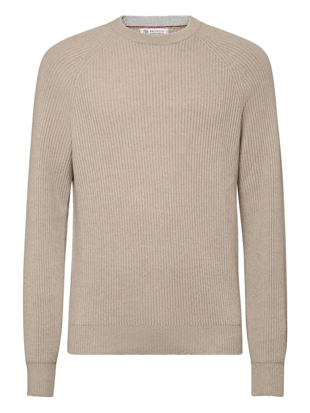 Brunello Cucinelli ribbed-knit cashmere jumper | Neutrals | Image 1