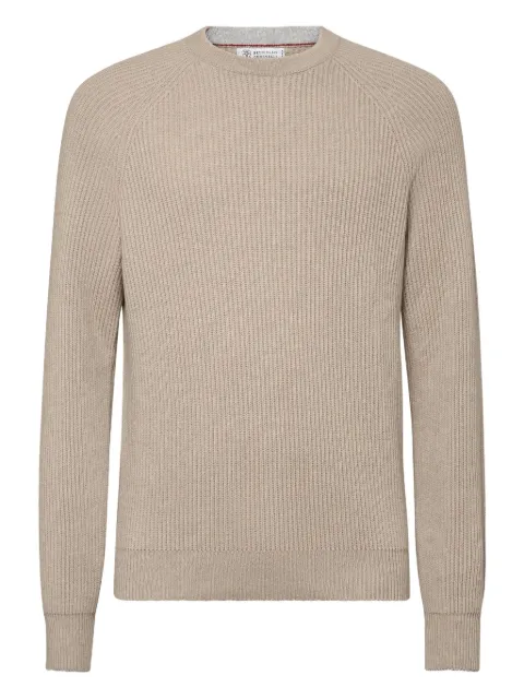Brunello Cucinelli ribbed-knit cashmere jumper