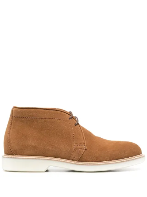 Brunello Cucinelli lace-up suede boots