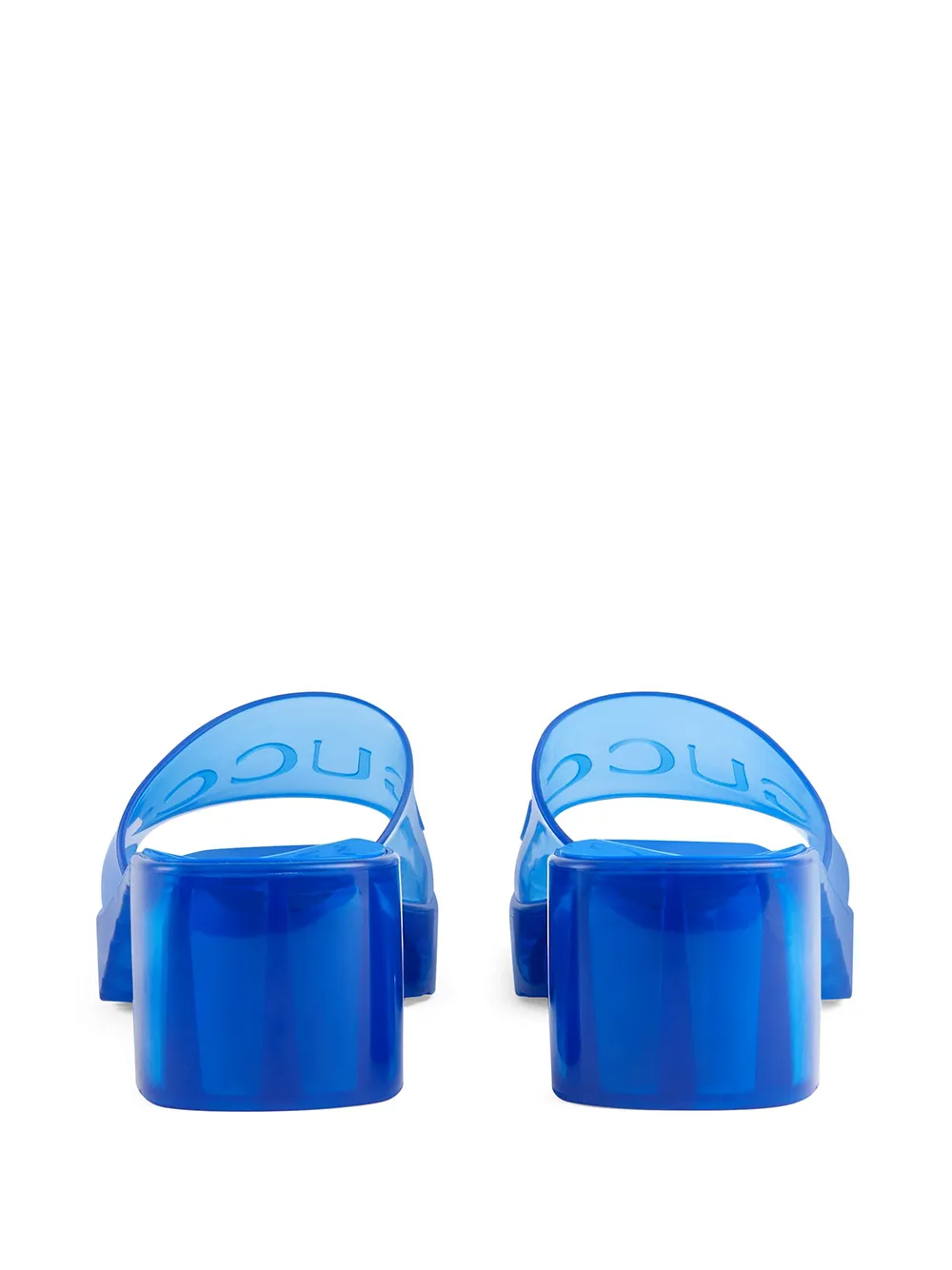 Gucci Embossed Logo Slide Sandals Farfetch