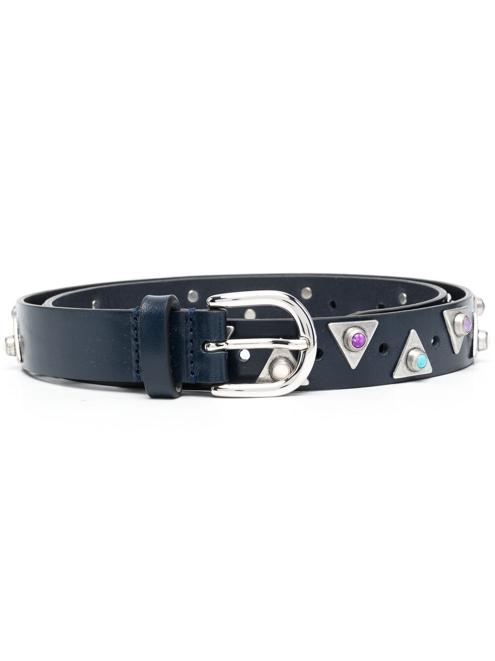 

Isabel Marant Zatri stud-embellished belt - Blue