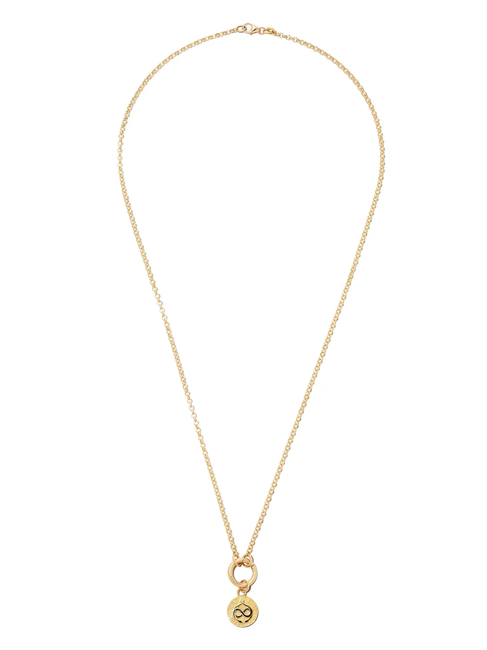 фото Foundrae подвеска gemini из желтого золота