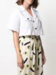 GANNI short-sleeve cropped shirt