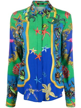 versace starfish print