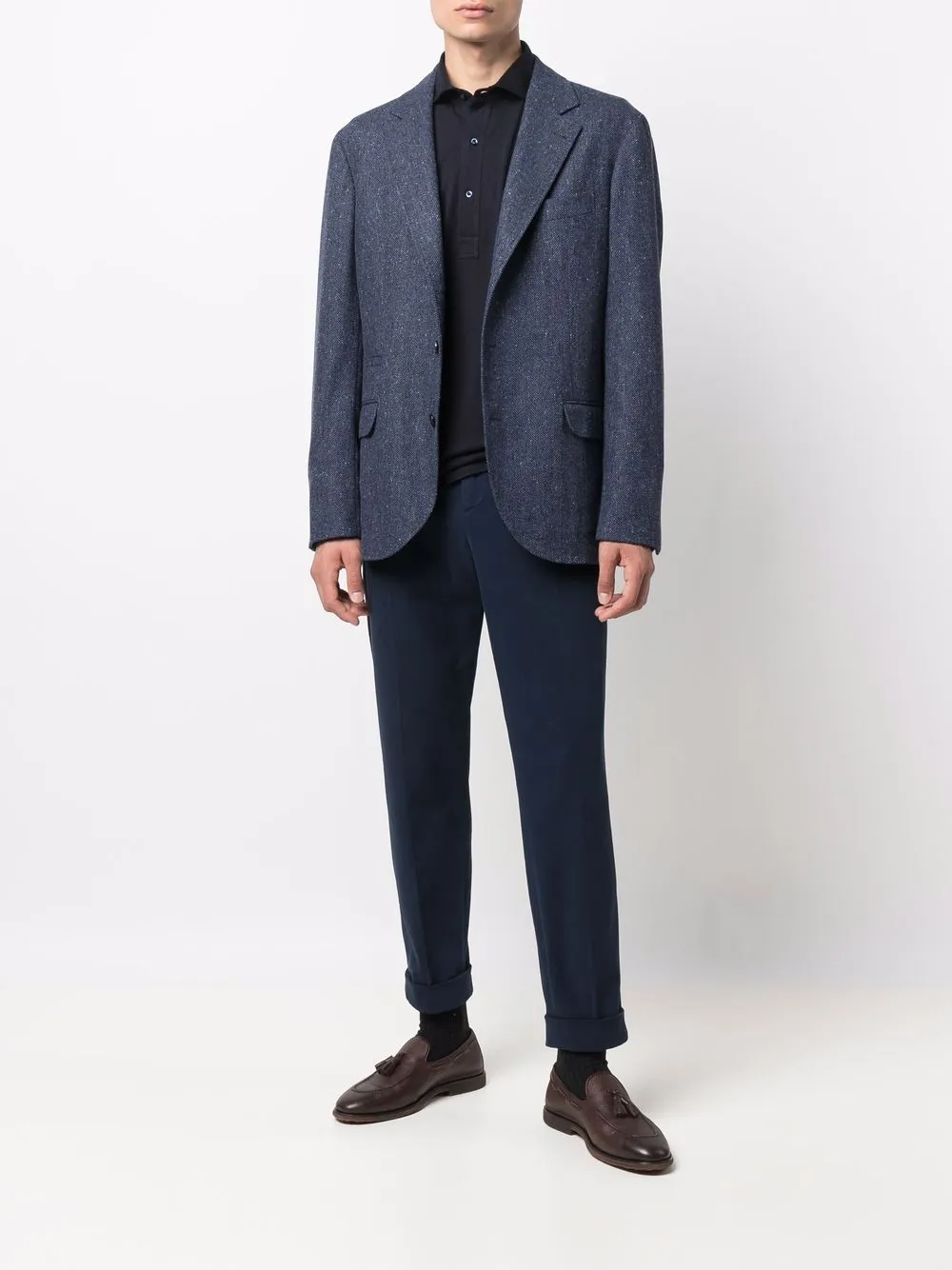 фото Brunello cucinelli укороченные брюки строгого кроя